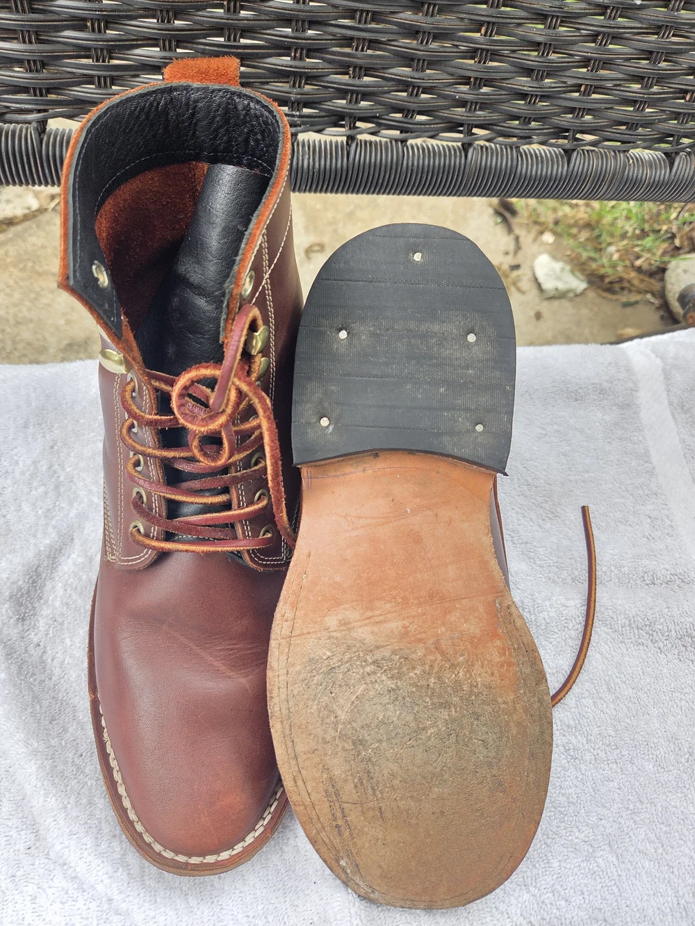 Cordobes Service Boots Size 8.5 D-25